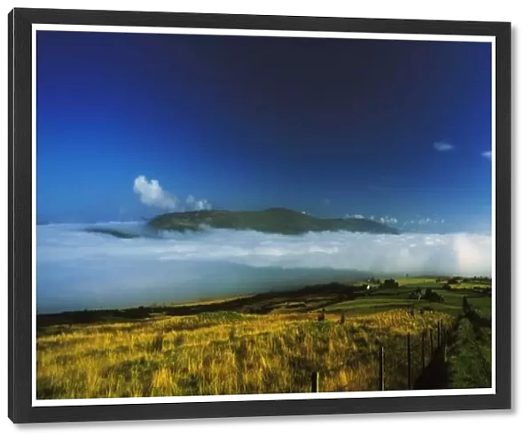 Inishowen, Co Donegal, Ireland; Mist Over Scalp Mountain