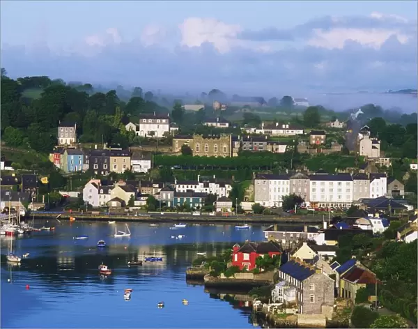 Kinsale, Co Cork, Ireland; View Of Boats In Harbor