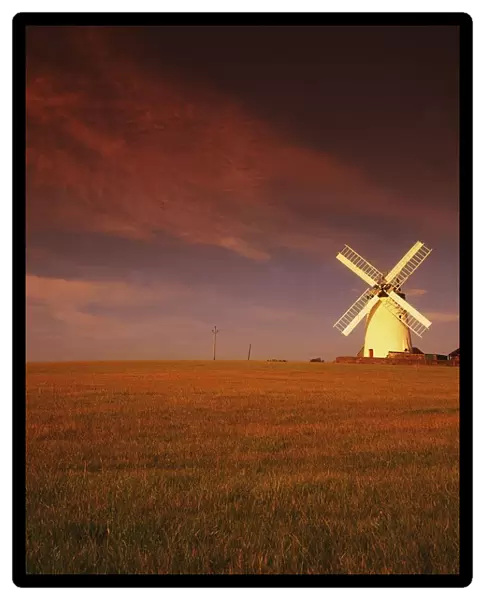 Near Newtownards, Co Down, Ireland; Windmill At Millisle