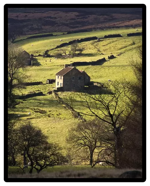House In Countryside, North York Moors, North Yorkshire, England