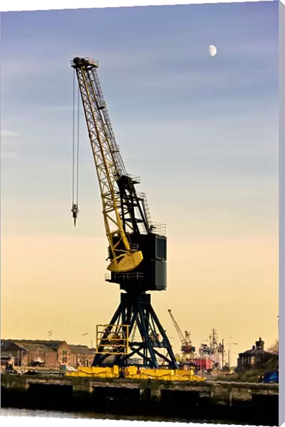 Crane At A Harbour