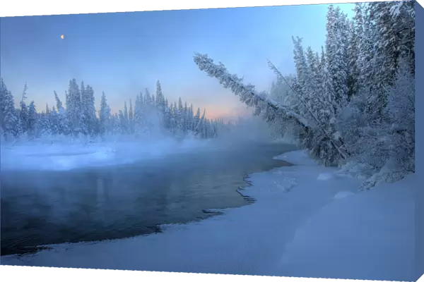 Sunrise Over Morley River, Yukon