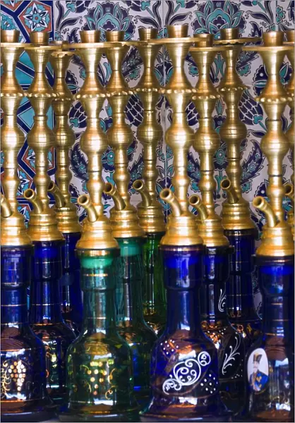 Istanbul, Turkey; Nargileh Water Pipes For Sale