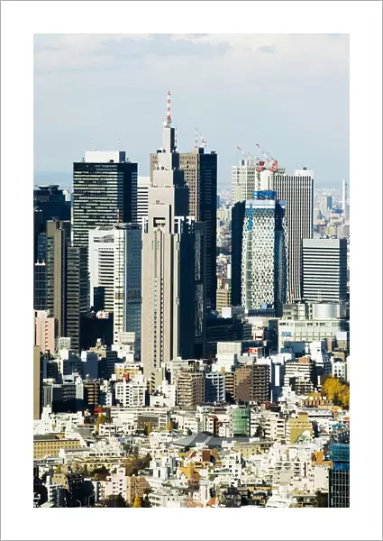 Japan, Roppongi; Tokyo, Shinjuku, High Rise Buildings Of Shinjuku Skyline
