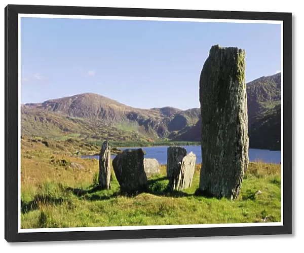 Inchiquin Lake, Beara Peninsula, Co Kerry, Ireland; Stone Circle