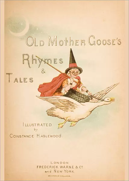 Title Page From Old Mother Gooses Rhymes And Tales Illustration By Constance Haslewood Published By Frederick Warne & Co London And New York Circa 1890s Chromolithography By Emrik & Binger Of Holland