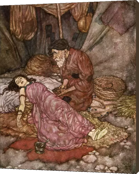 And That Inverted Bowl We Call The Sky, Whereunder Crawling Coop d We Live And Die, Lift Not Your Hands To It For Help - For It As Impotently Rolls As You Or I. Illustration By Edmund Dulac From The Rubaiyat Of Omar Khayyam, Published 1909