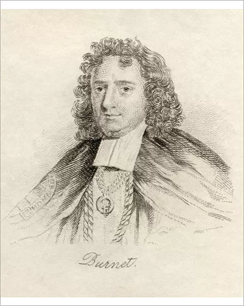 Thomas Burnet C1635 -1715 English Theologian And Writer On Cosmogony From The Book Crabbs Historical Dictionary Published 1825