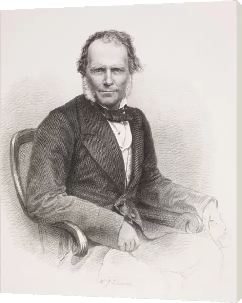 Sir James Brooke 1803 - 1868. First White Rajah Of Sarawak. From The Book Gallery Of Historical Portraits Published C. 1880