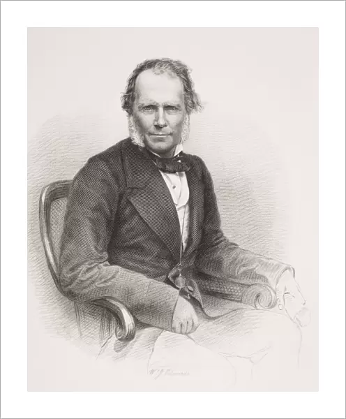 Sir James Brooke 1803 - 1868. First White Rajah Of Sarawak. From The Book Gallery Of Historical Portraits Published C. 1880