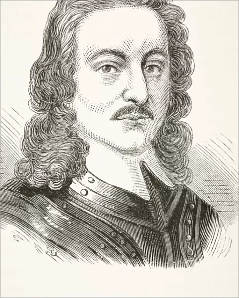 John Hampden 1594 To 1643 English Parliamentary Leader. From The National And Domestic History Of England By William Aubrey Published London Circa 1890