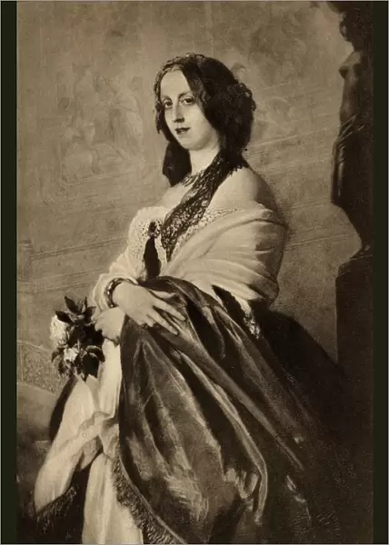 Harriet Elizabeth Georgina Howard, Duchess Of Sutherland, 1806-1868 From The Portrait Of F. Winterhalter. From The Book The Letters Of Queen Victoria 1844-1853 Vol Iipublished 1907