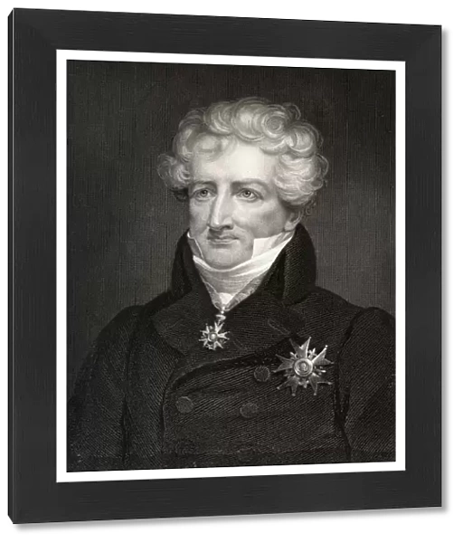Baron Georges Cuvier Georges Leopold Chretien Frederic Dagobert 1769-1832 French Zoologist And Statesman. From The Book 'Gallery Of Portraits'Published London 1833