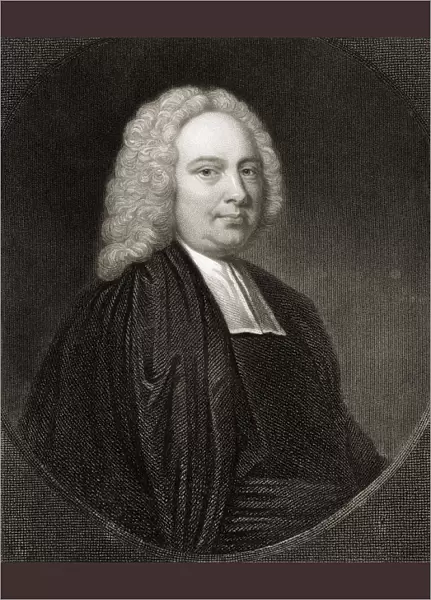 James Bradley 1693-1762. English Astronomer From The Book 'Gallery Of Portraits'Published London 1833