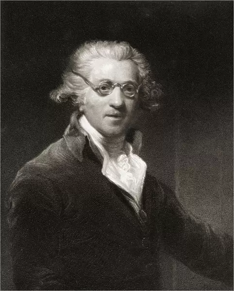 Sir Joshua Reynolds 1723-1792. English Portrait Painter And Aesthetician