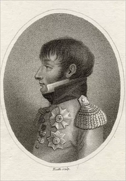 Louis Bonaparte, Late King Of Holland, 1778-1846. Younger Brother Of Napoleon. 19Th Century Print Engraved For The LadyA┼¢S Magazine. Engraved By Heath
