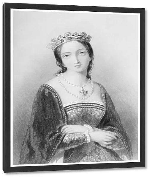 Queen Mary I, Aka Mary Tudor, Byname Bloody Mary, 1516-1558. First Queen To Rule England In Her Own Right. Engraved By W. H. Egleton After A. Bouvier. From The Book The Queens Of England, Volume Ii By Sydney Wilmot. Published London Circa. 1890