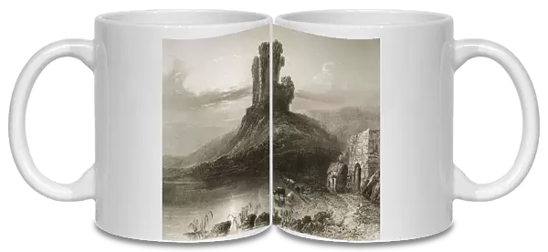 Remains Of Kilcolman Castle, County Cork, Ireland. Drawn By W. H. Bartlett, Engraved By J. Cousen. From 'The Scenery And Antiquities Of Ireland'By N. P. Willis And J. Stirling Coyne. Illustrated From Drawings By W. H. Bartlett. Published London C. 1841