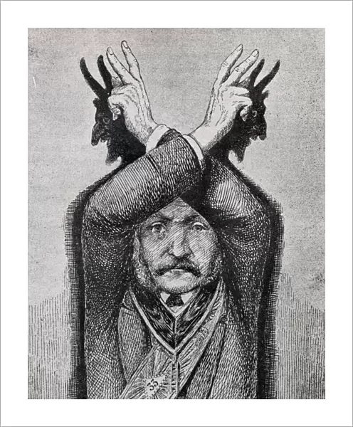 Devil Worship Illustration From The Book The Freemason By Eugen Lennhoff Published 1932