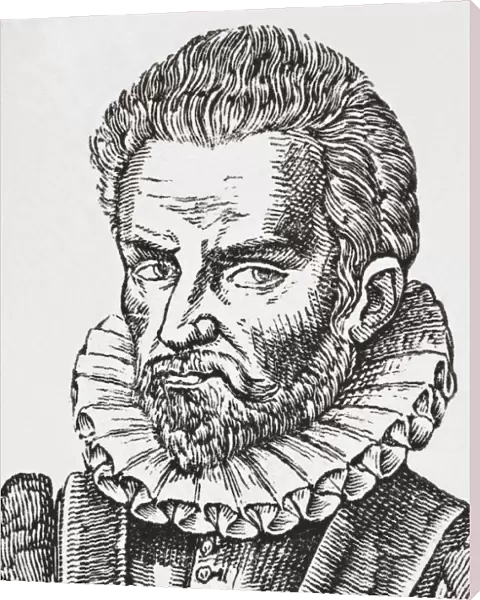 Robert Garnier, 1544 -1590. French Tragic Poet. From Science And Literature In The Middle Ages By Paul Lacroix Published London 1878