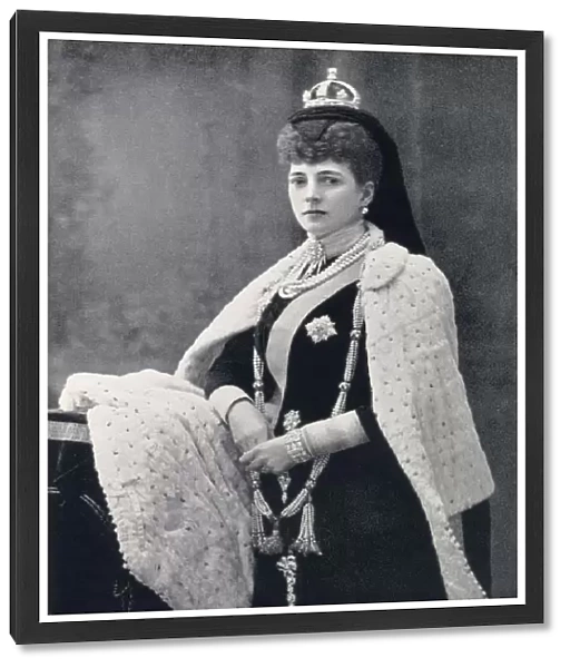 Alexandra Of Denmark, 1844 To 1925. Queen Of The United Kingdom And The British Dominions And Empress Of India From 1901 To 1910 As The Consort Of Edward Vii. From The Book Our Queen Mothers By Elizabeth Villiers