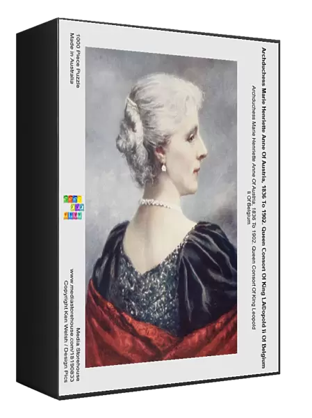 Archduchess Marie Henriette Anne Of Austria, 1836 To 1902. Queen Consort Of King LA©opold Ii Of Belgium