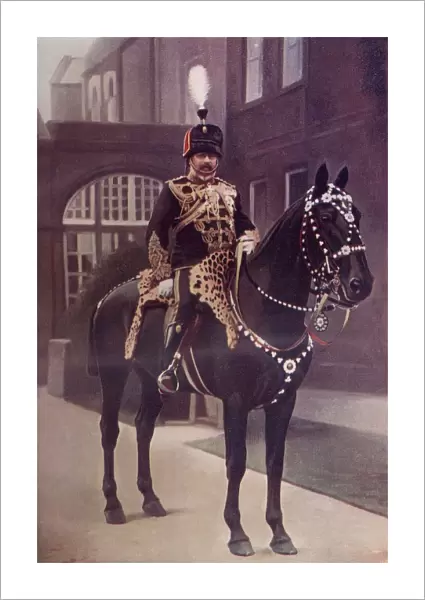 Colonel Of The 10Th Hussars, H. R. H. The Prince Of Wales. George Frederick Ernest Albert, Later King George V. From The Book South Africa And The Transvaal War, Volume 1 By Louis Creswicke, Published 1900