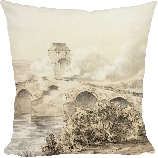 The Battle Of Bothwell Bridge, Scotland, 22Nd June 1679. From The Scots Worthies According To Howies Second Edition, 1781. Published 1879