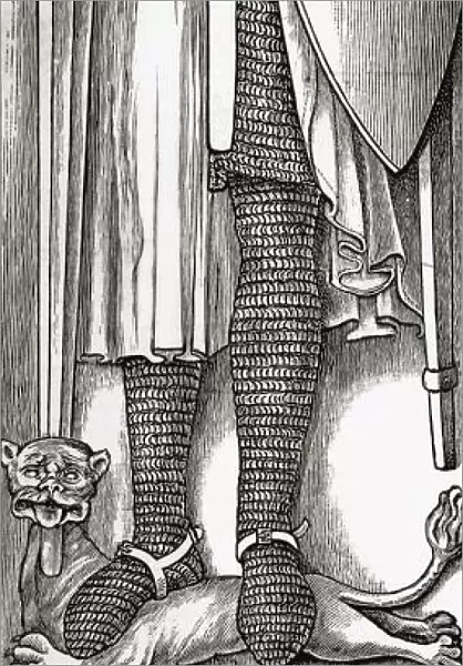 Effigy Of William Marshal, From His Tomb In The Temple Church, London. William Marshal, 1St Earl Of Pembroke, 1146 To 1219, Aka William The Marshal. Anglo-Norman Soldier And Statesman. From The Book Short History Of The English People By J. R. Green, Published London 1893
