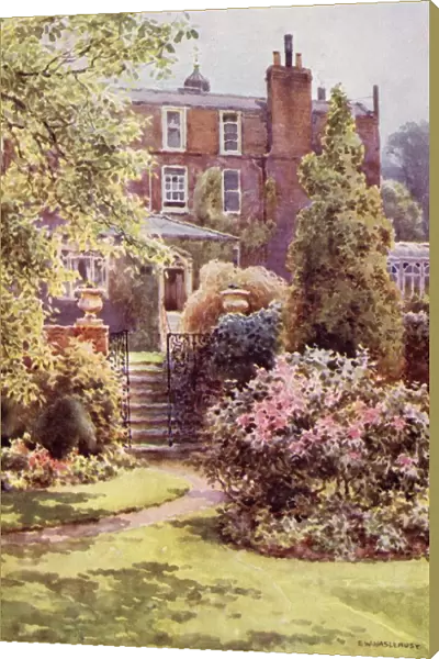 Gads Hill Place, Higham, Kent, England. Country Home Of Charles Dickens. Frontispiece By E. W. Haslehust From The Book Charles Dickens By George Gissing