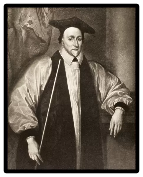 William Juxon, 1582 To 1663. English Churchman, Bishop Of London From 1633 To 1649 And Archbishop Of Canterbury. From Memoirs Of The Martyr King By Allan Fea Published 1905