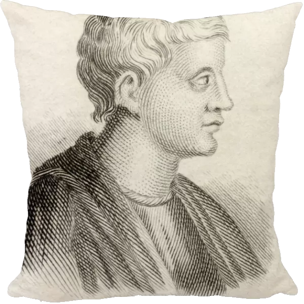 Quintus Horatius Flaccus, 65 Bc To 8 Bc. Roman Lyric Poet. From Crabbs Historical Dictionary Published 1825