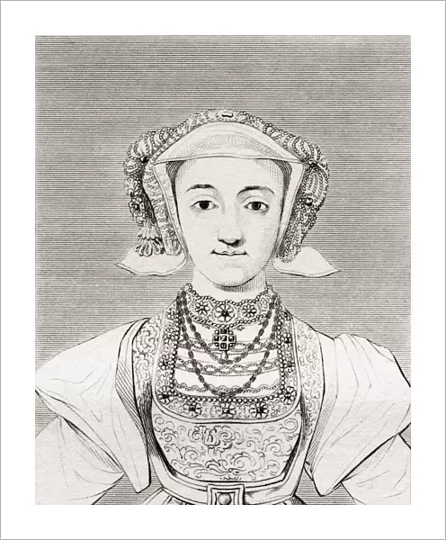 Anne Of Cleves, 1515 - 1557. German Noblewoman And The Fourth Wife Of Henry Viii Of England. From The Historic Gallery Of Portraits And Paintings, Published 1808