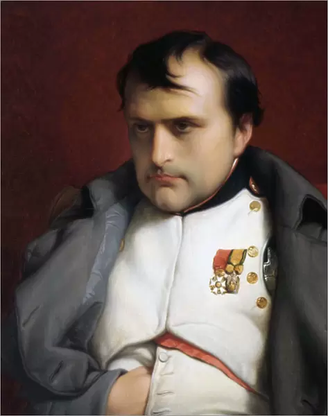 Napoleon I, Napoleon Bonaparte, Emperor Of The French. 1769 - 1821. After The Work Napoleon In Fontainebleau By Hippolyte Delaroche
