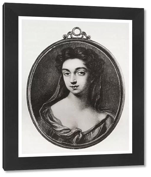 Lady Catherine Cavendish, Countess Of Thanet, 1665 - 1712. Wife Of Thomas Tufton, 6th Earl Of Thanet. After A Contemporary Work