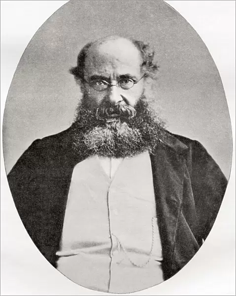 Anthony Trollope, 1815 - 1882. English novelist of the Victorian era. From The International Library of Famous Literature, published c. 1900