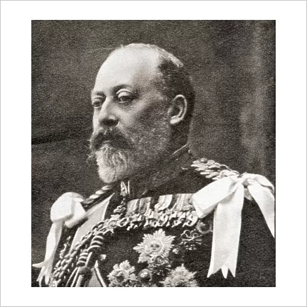 Edward VII, 1841 - 1910. King of the United Kingdom and the British Dominions and Emperor of India. From Forty Wonderful Years, published 1938