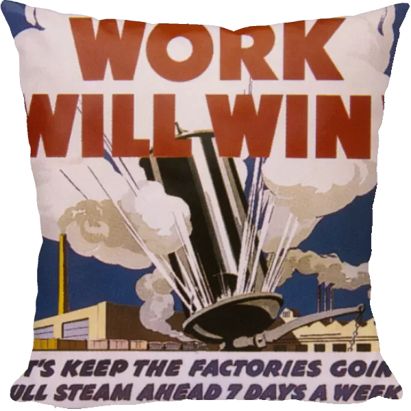 War Propaganda for factory work, World War 2, circa 1942