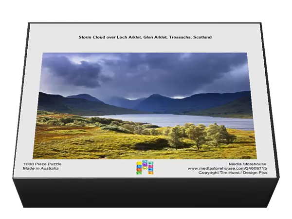 Storm Cloud over Loch Arklet, Glen Arklet, Trossachs, Scotland