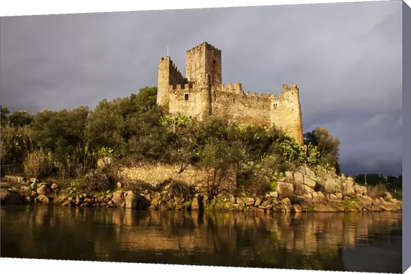 Castelo de Almourol on the Islet of Almoural in the River Tagus, Centro Region, Portugal