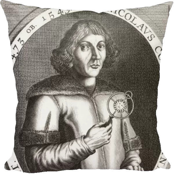 Nicolaus Copernicus, 1473 - 1543. Polish Renaissance-era polymath, mathematician, astronomer, physician, classics scholar, translator, governor, diplomat, and economist