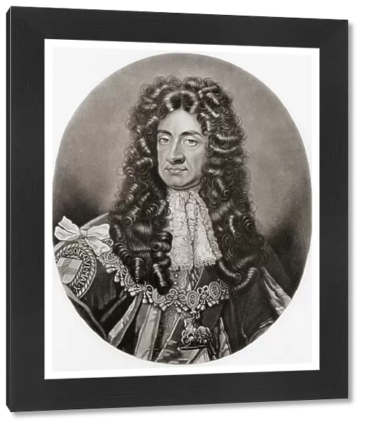Portrait Charles II King Of England Merry Monarch