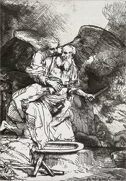 Abraham's Sacrifice 1655 Rembrandt Harmenszoon Van Rijn