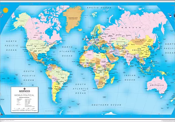 Childrens Political World Map