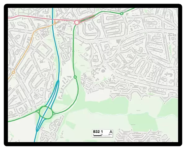 Birmingham B32 1 Map