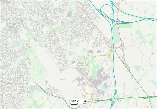 Solihull B37 7 Map