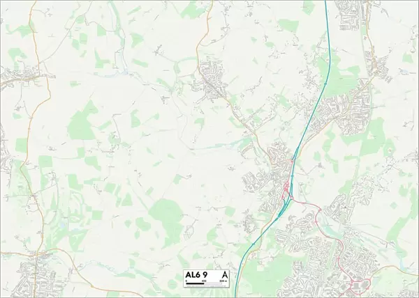 Welwyn Hatfield AL6 9 Map