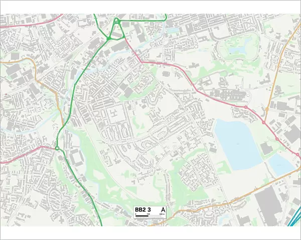 Blackburn with Darwen BB2 3 Map