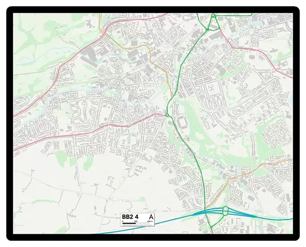 Blackburn with Darwen BB2 4 Map
