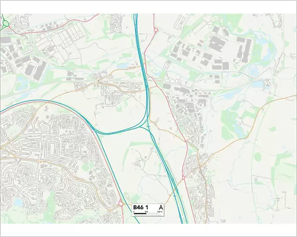 North Warwickshire B46 1 Map